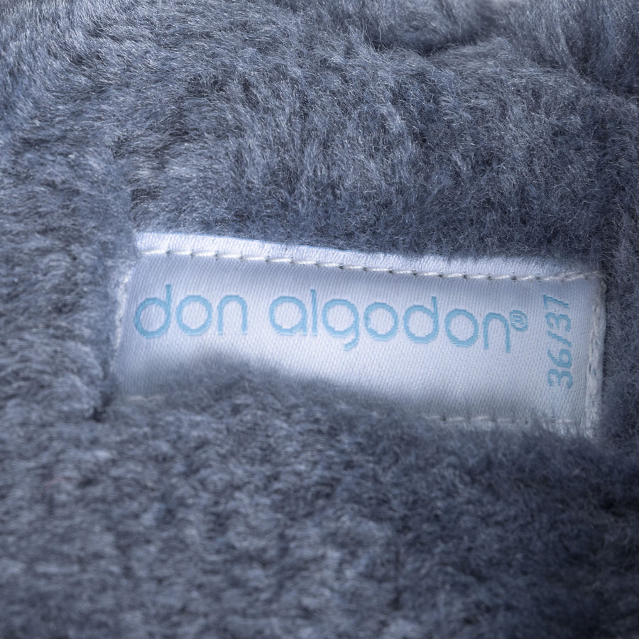 Pantuflas Don Algodon Plush Azul