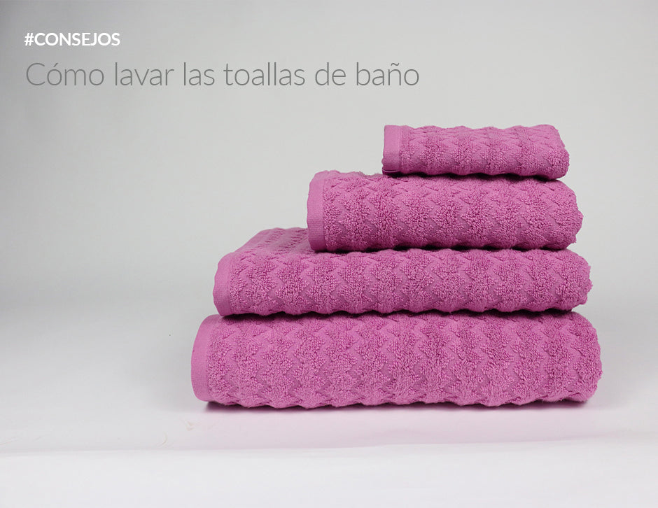 Cómo lavar las toallas de baño