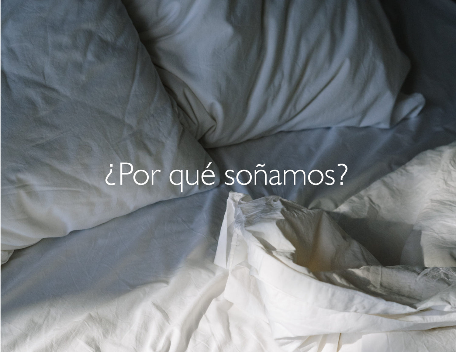 ¿Por qué soñamos?