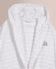 Pack Albornoz + Zapatillas Don Algodon Arlet Blanco