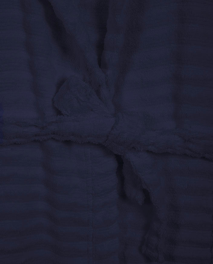 Pack Albornoz + Zapatillas Don Algodon Arlet Azul