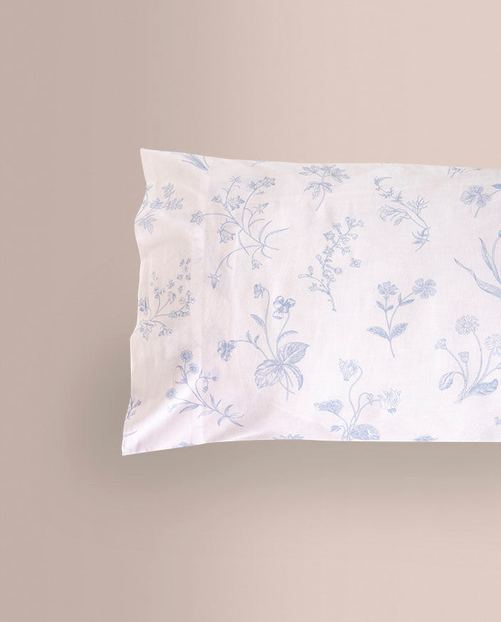 Juego de Sábanas Don Algodon Tela 150 Hilos Giulia Azul