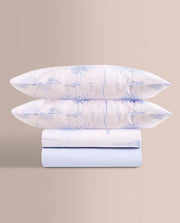 Juego de Sábanas Don Algodon Tela 150 Hilos Vela Azul