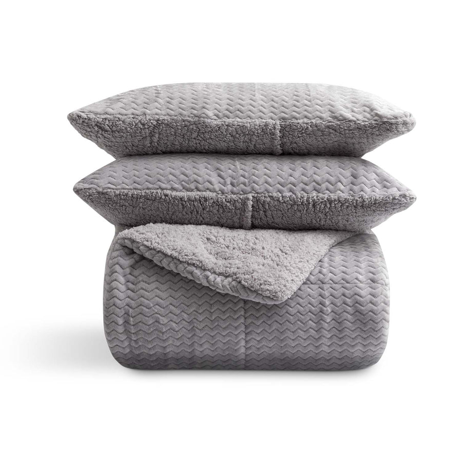 Edredon Jacquard Ania Gris 23