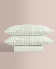 Dúo Nórdico Don Algodon Elia 150 Hilos Verde - Set Funda Nórdica + Funda de Almohada