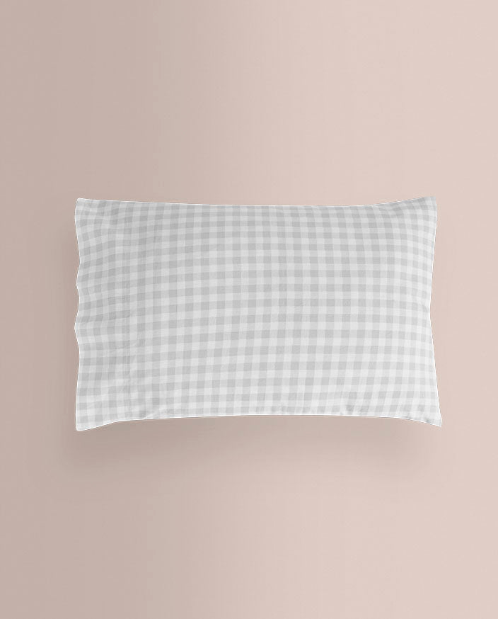 Dúo Nórdico Don Algodon Elia 150 Hilos Gris - Set Funda Nórdica + Funda de Almohada