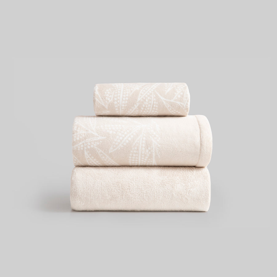 Juego de Sábanas Coralina Karamelo Eira Beige