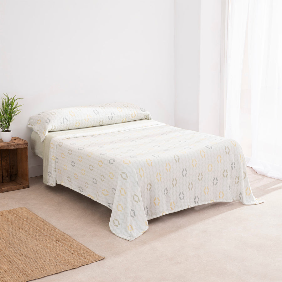 Juego de Sábanas Coralina Karamelo Nalia Verde