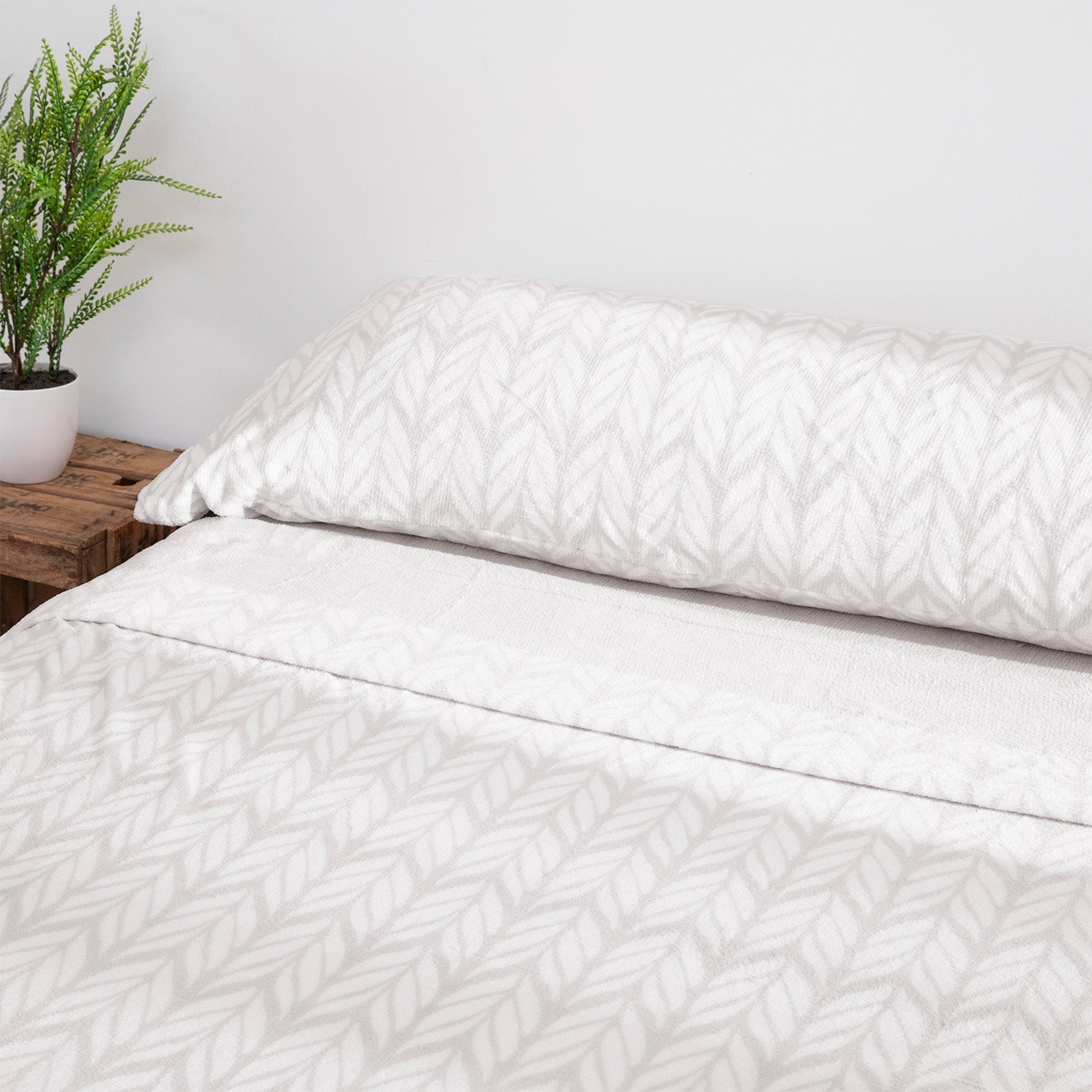 Juego de Sábanas Coralina Karamelo Veda Gris