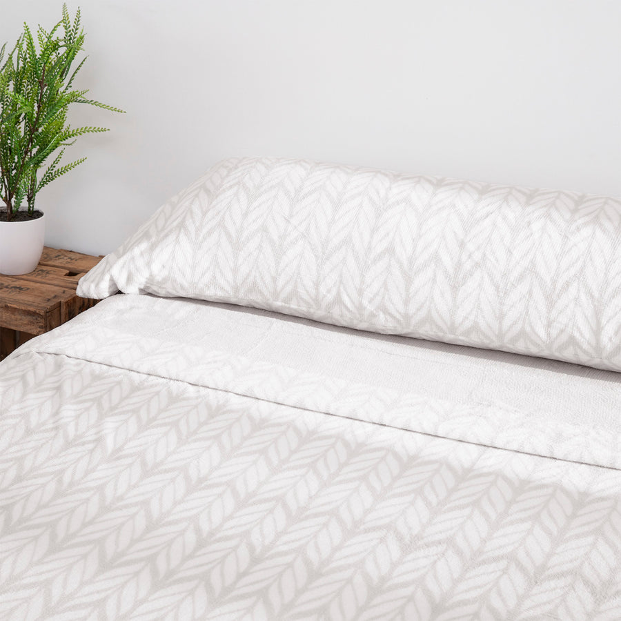 Juego de Sábanas Coralina Karamelo Veda Gris