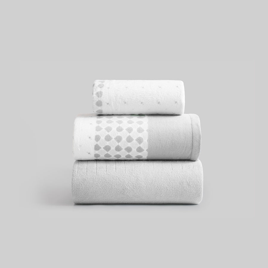 Juego de Sábanas Coralina Karamelo Yera Gris