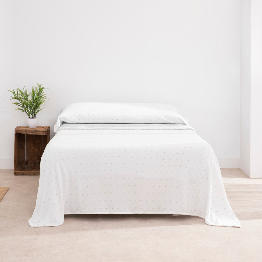 Juego de Sábanas Coralina Karamelo Yera Gris