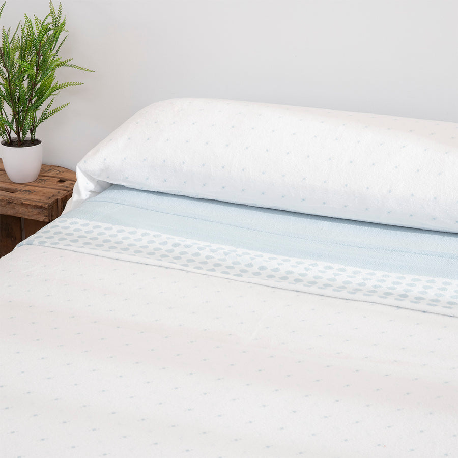 Juego de Sábanas Coralina Karamelo Yera Azul