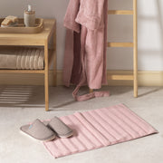Alfombra de Baño Don Algodon Ribs Rosa Palo 50 x 70 cm