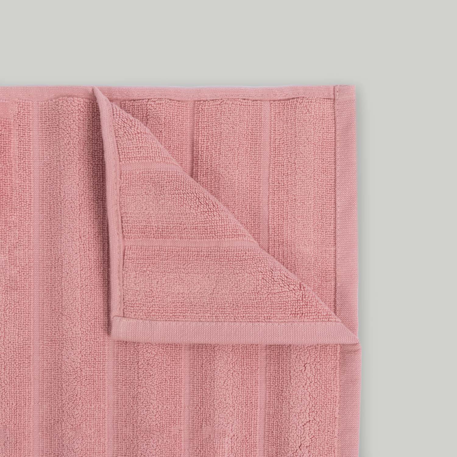 Alfombra de Baño Don Algodon Ribs Rosa Palo 50 x 70 cm