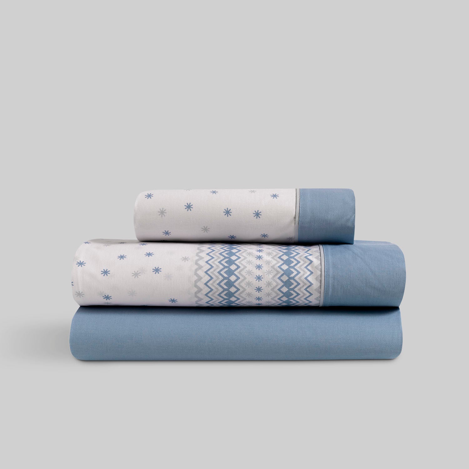 Juego de Sábanas Tela Agata Azul