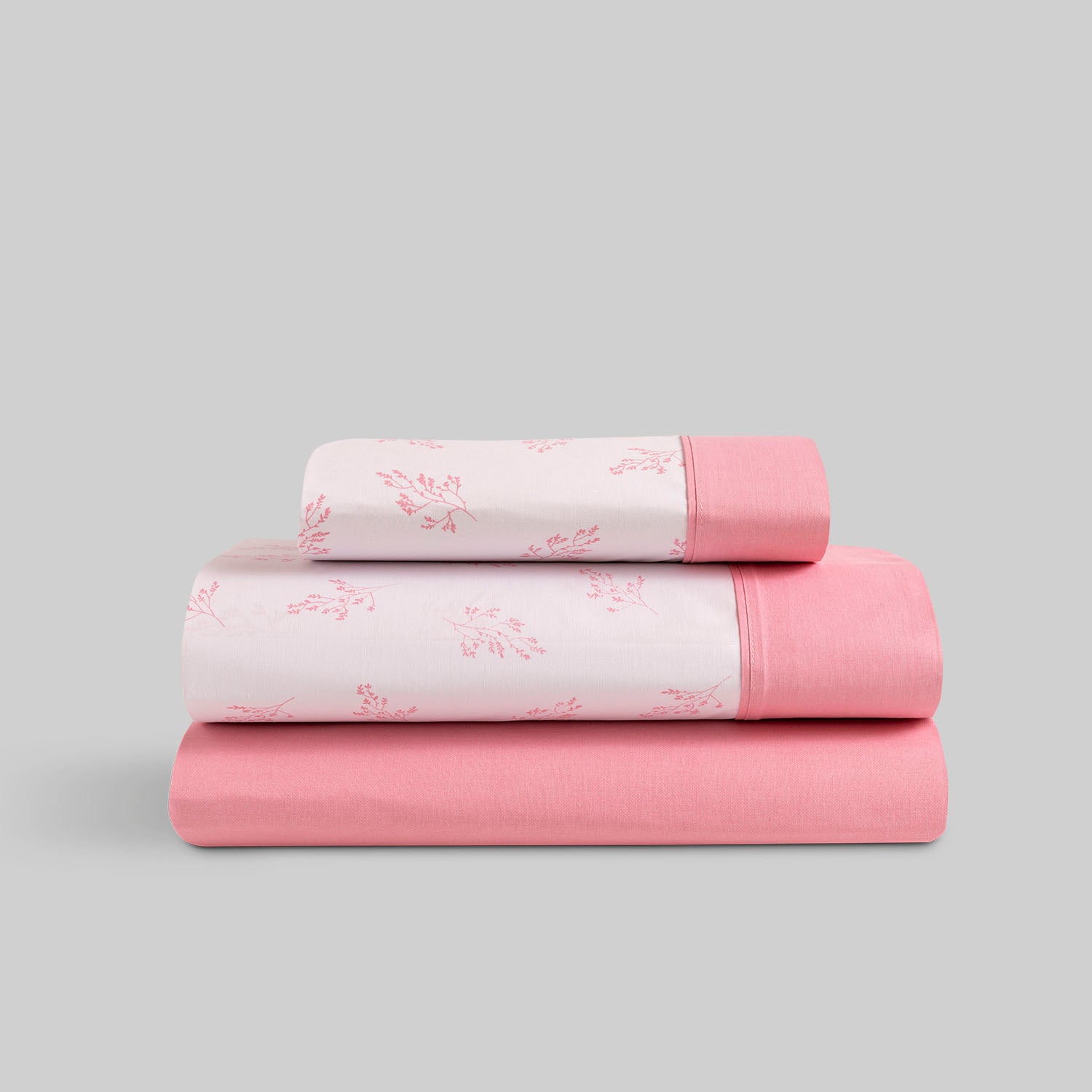 Juego de Sábanas Tela Sibila Coral