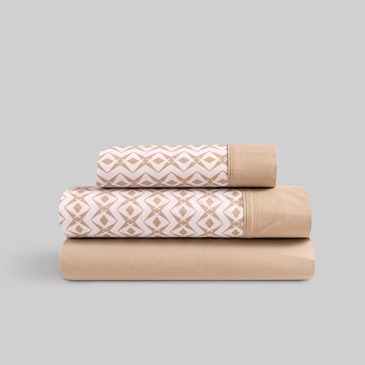 Juego de Sábanas Tela Sashi Beige