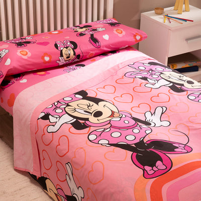 Juego de Sábanas Infantiles Minnie Mouse