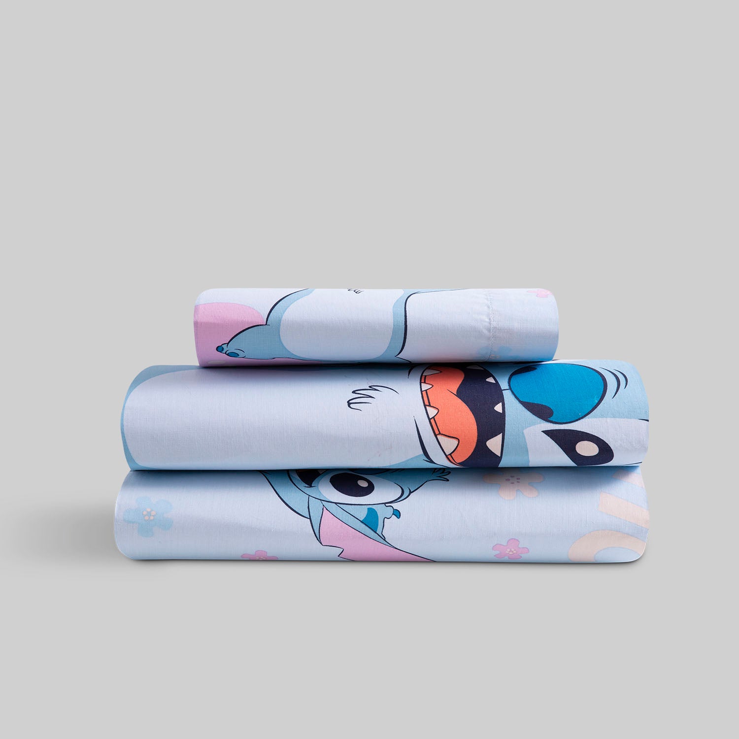 Juego de Sábanas Infantil Stitch Azul - Disney