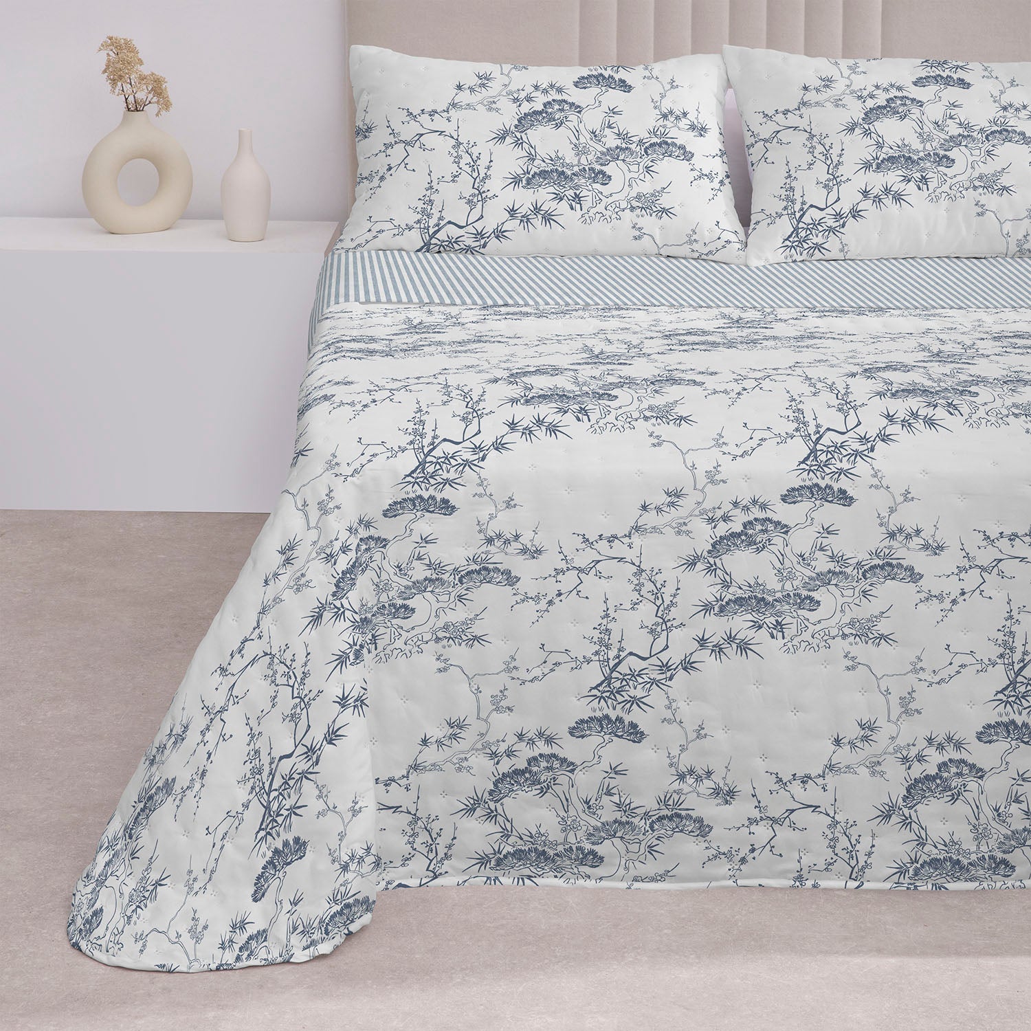 Colcha Don Algodon Reversible Geneve