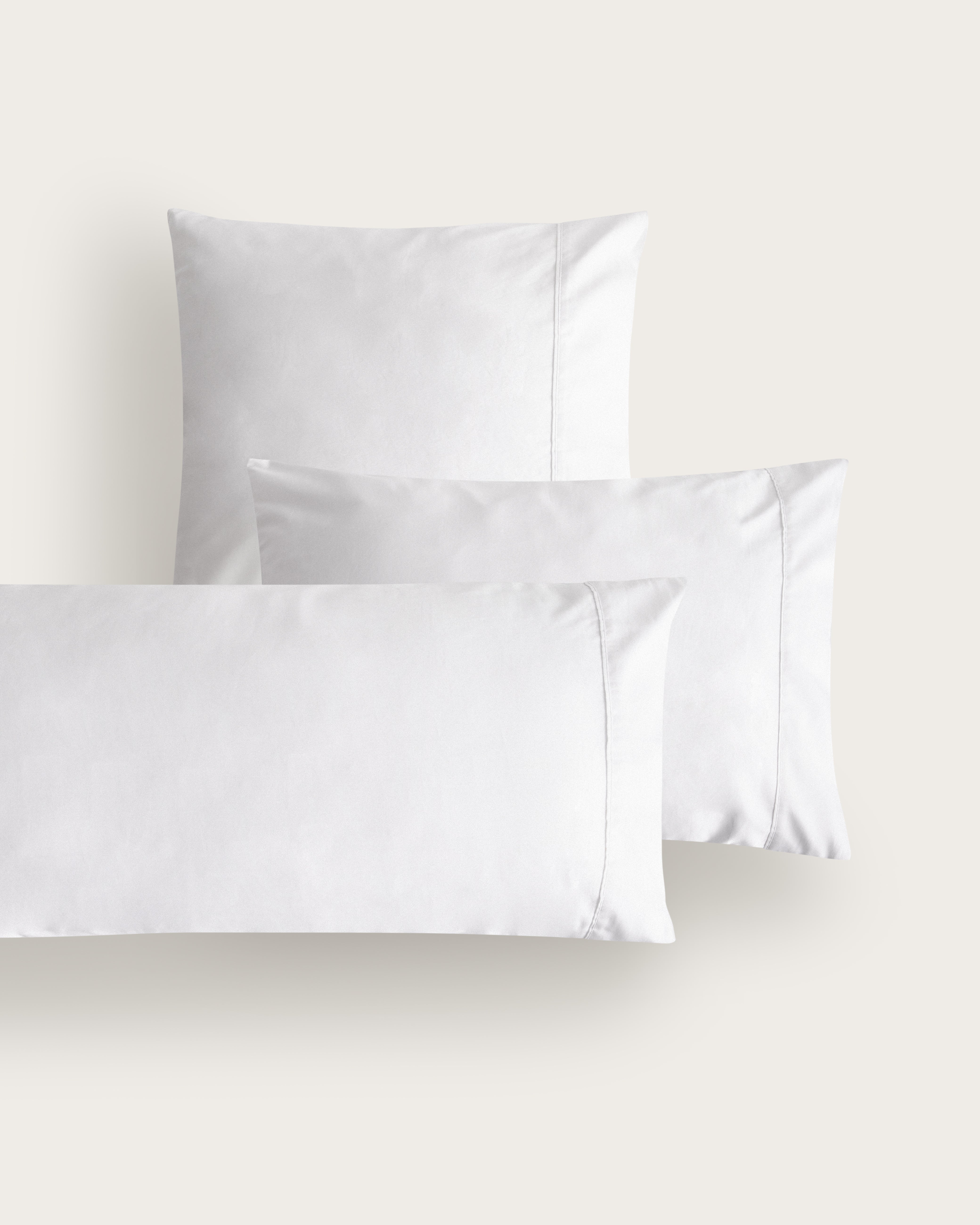 Funda de Almohada Don Algodon Saten Elba Blanco
