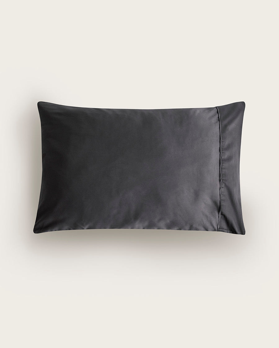 Funda Almohada Don Algodon Satén Elba Gris Marengo