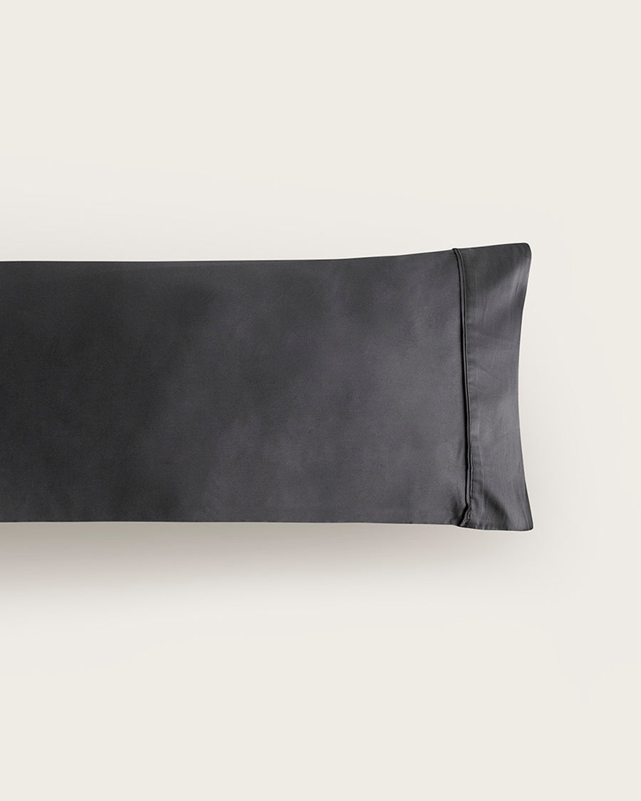 Funda Almohada Don Algodon Satén Elba Gris Marengo