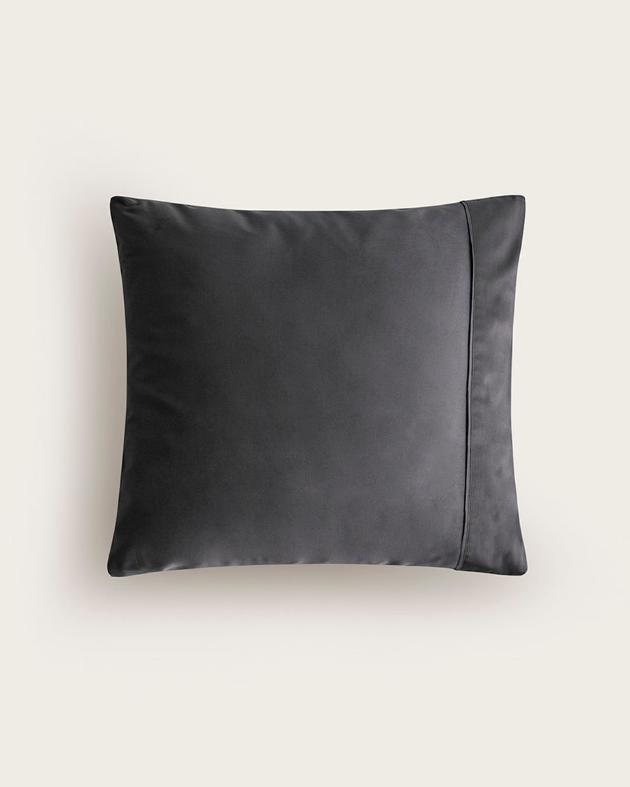 Funda Almohada Don Algodon Satén Elba Gris Marengo