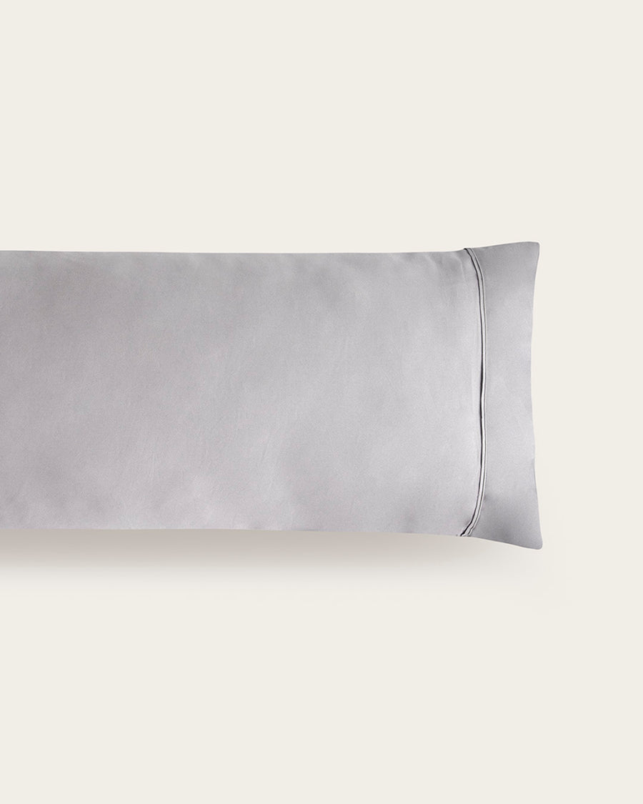 Funda Almohada Don Algodon Satén Elba Gris