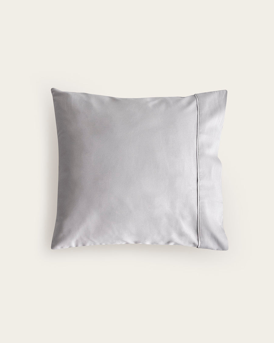 Funda Almohada Don Algodon Satén Elba Gris