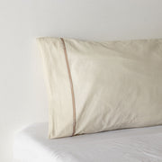 Funda de Almohada Don Algodon Percal Beige