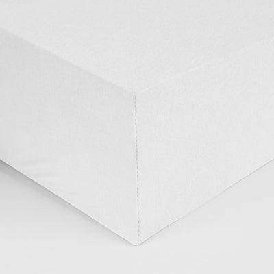 Sábana Bajera Don Algodon Percal Blanco