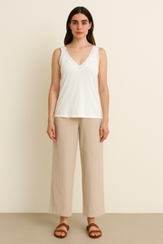 Blusa Lencera con Encaje