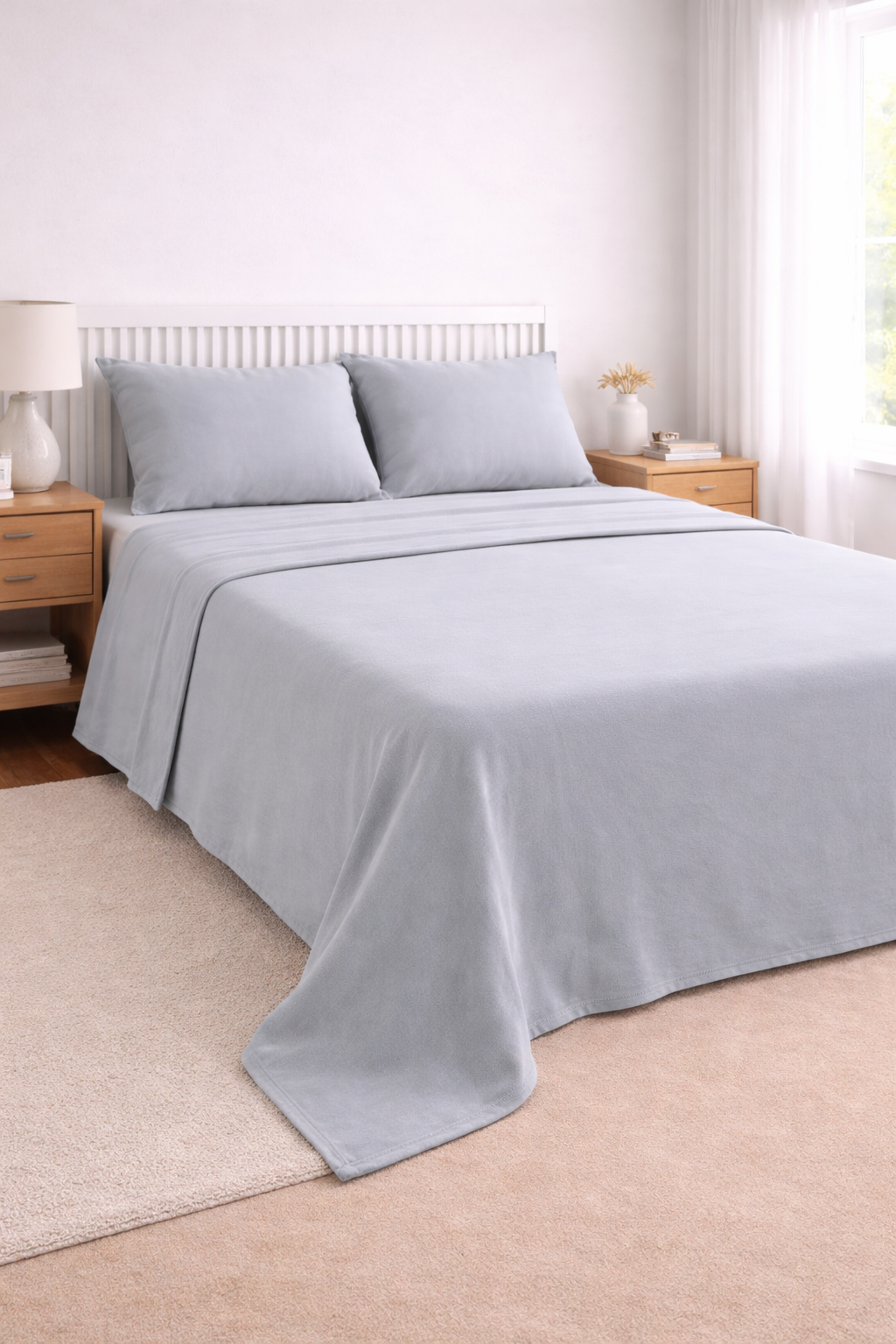 Juego de Sábanas Don Algodon Termoelastic Gris