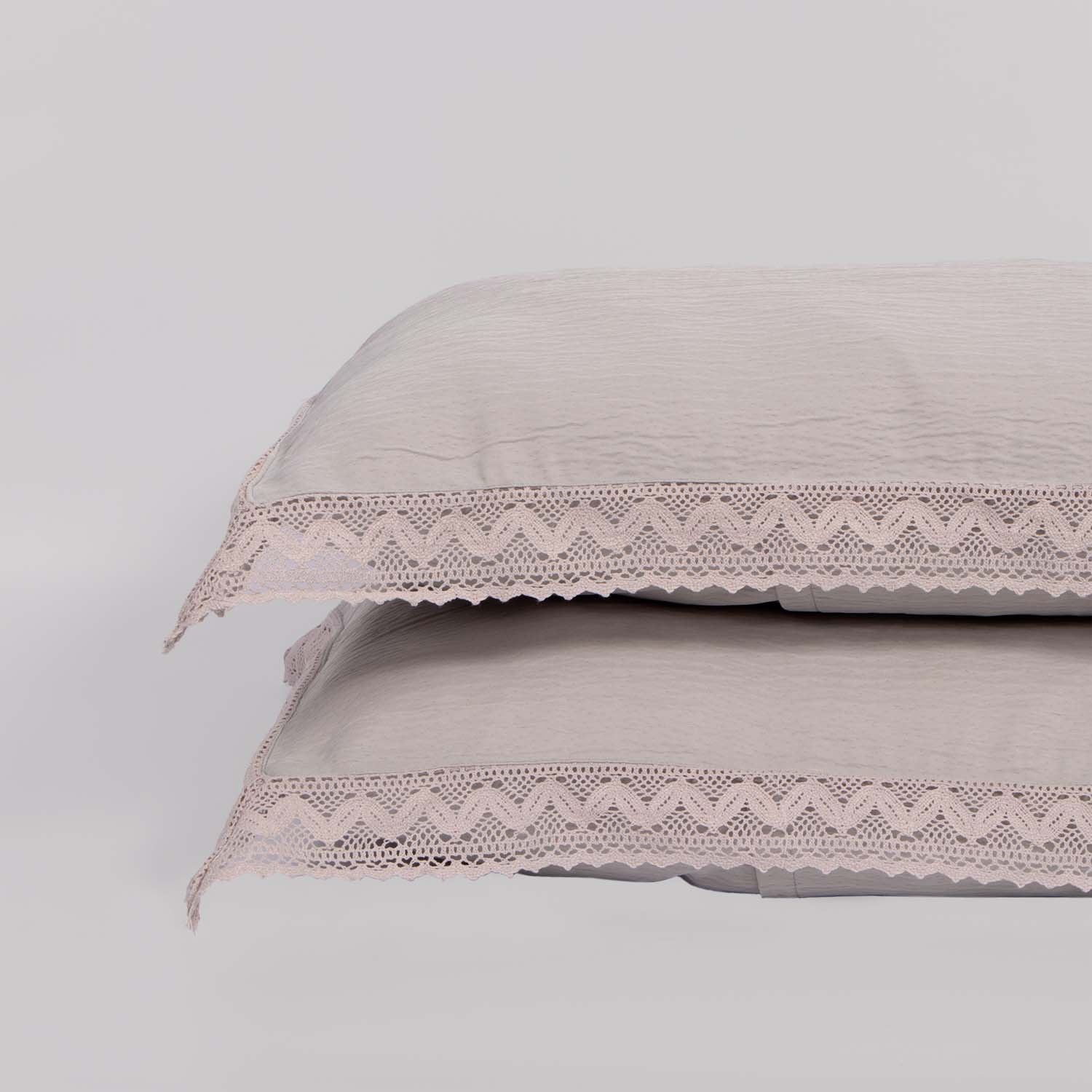 Colcha Don Algodon Kaia Gris