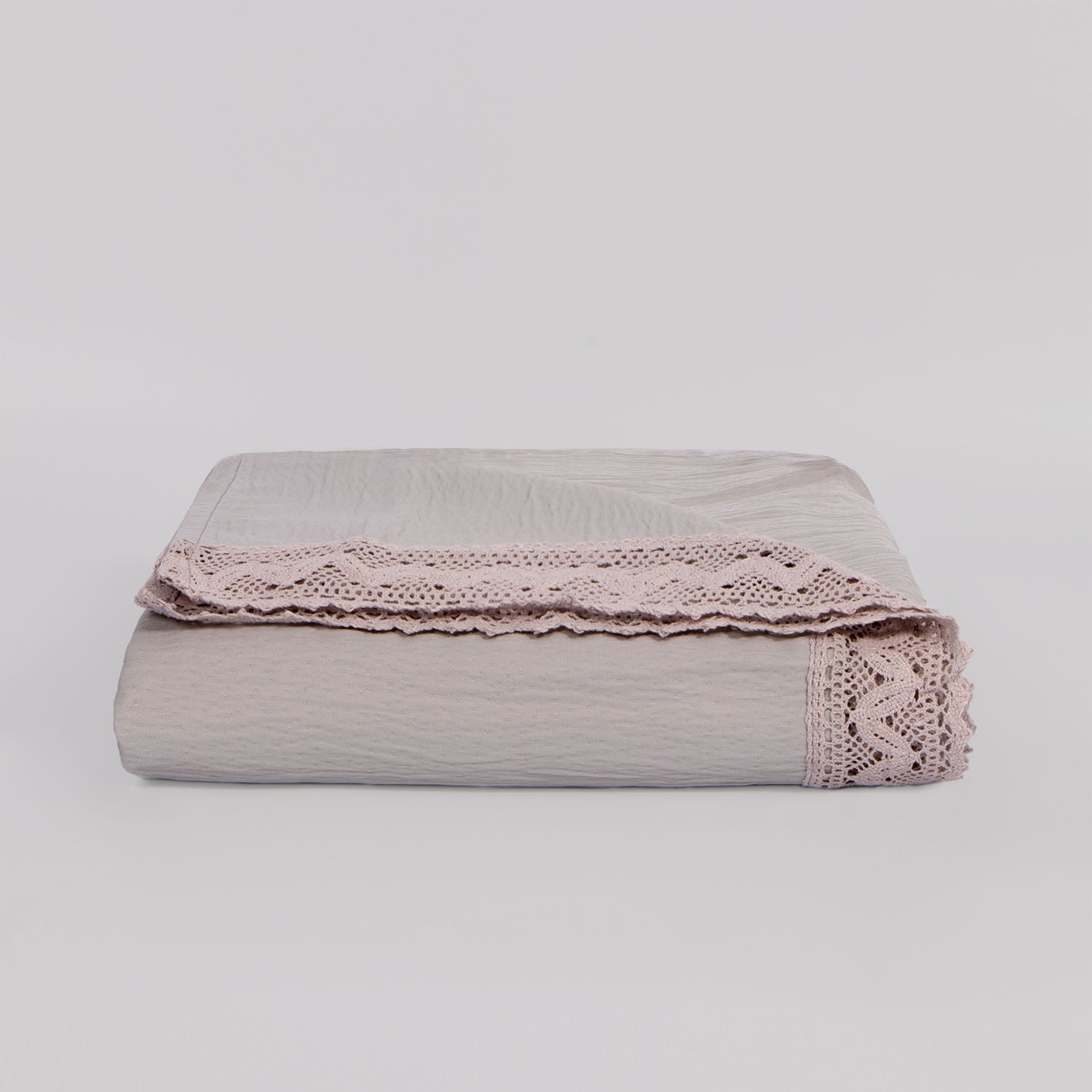 Colcha Don Algodon Kaia Gris