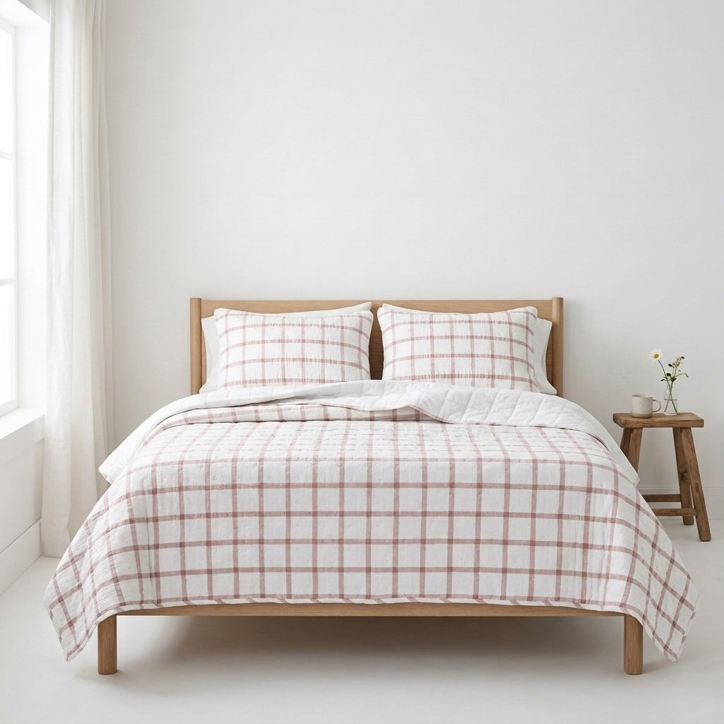 Colcha Don Algodon Hilo Tintado Noa