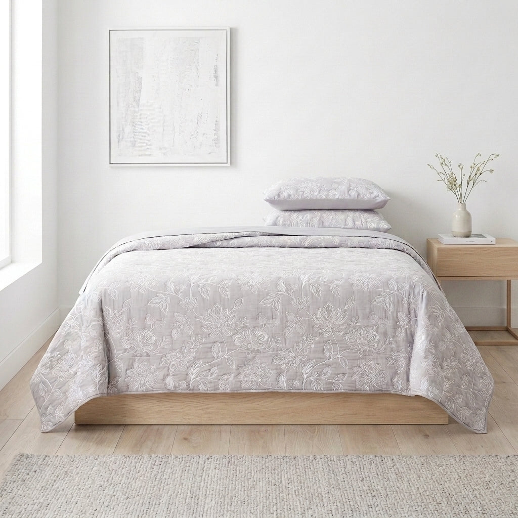 Colcha Don Algodon Jacquard Oria