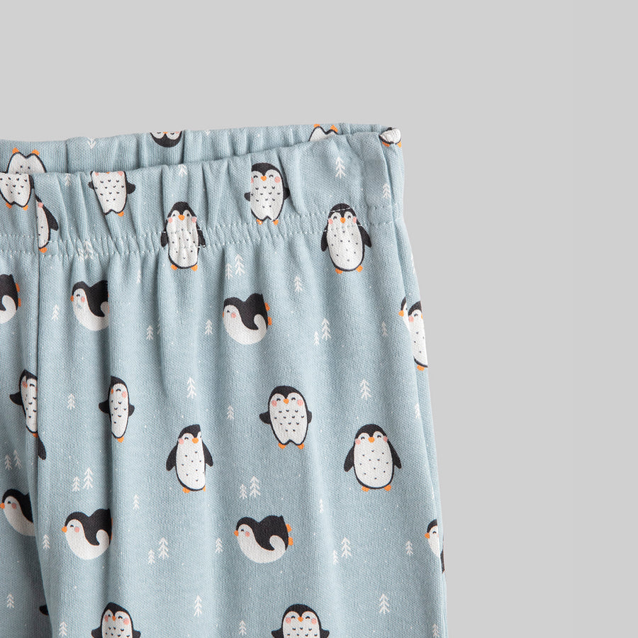 Pijama Don Algodon Infantil Niño Pingüino