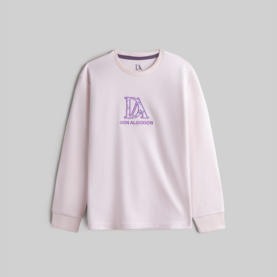 Pijama Don Algodon Mujer Rosa Flores