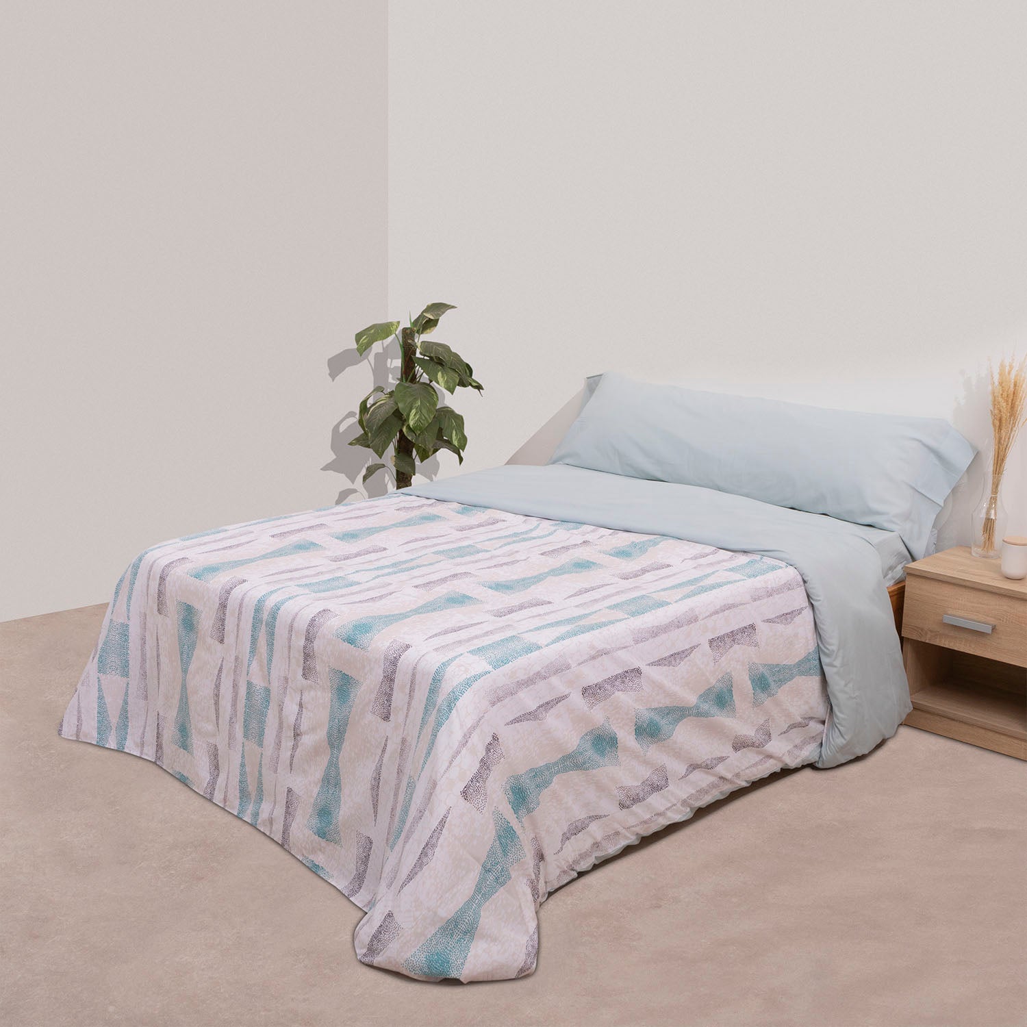 Funda Nórdica Karamelo Etel - Set Funda Nórdica + Funda Almohada + Sábana Bajera