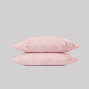 Funda de Almohada Karamelo Liso Rosa