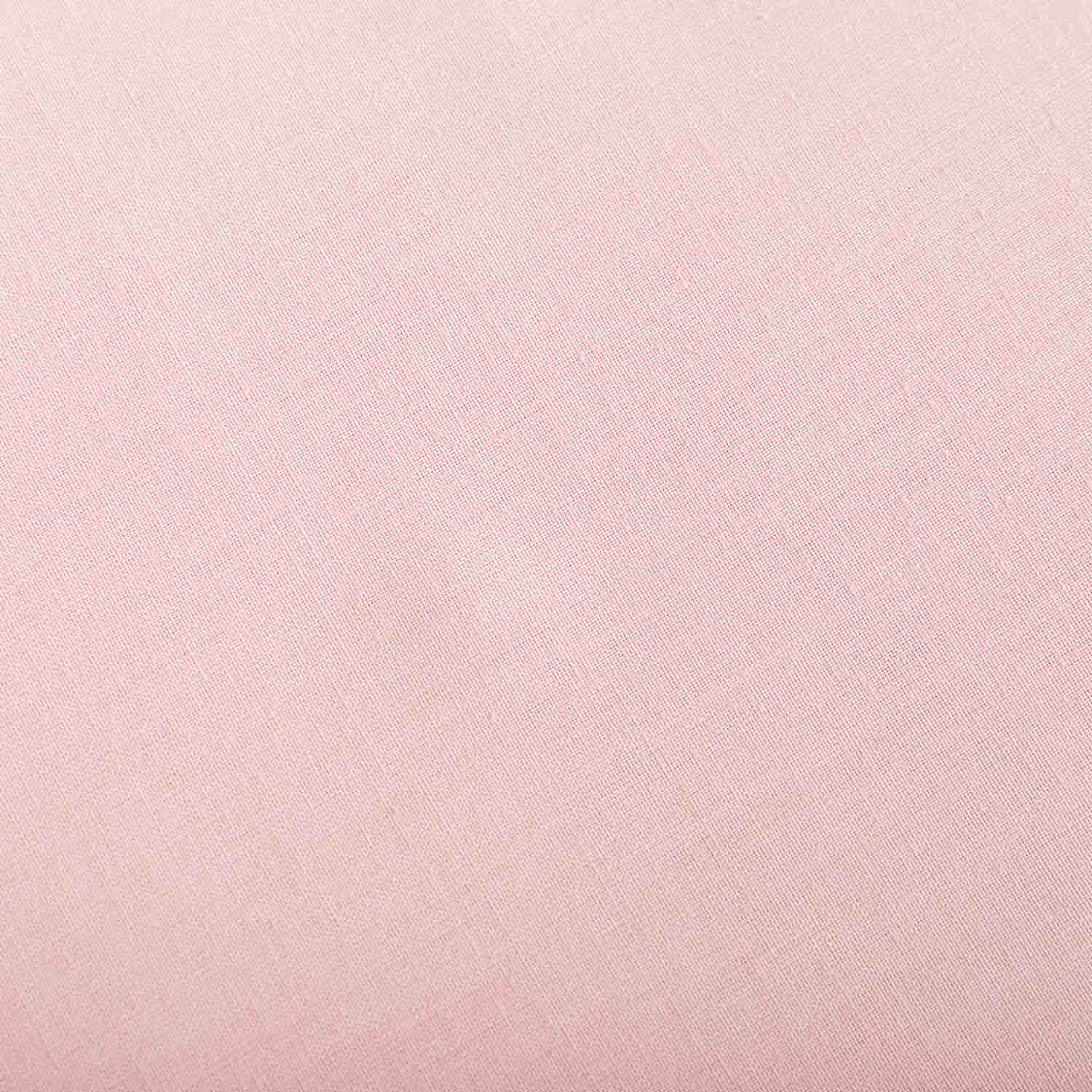 Funda de Almohada Karamelo Liso Rosa