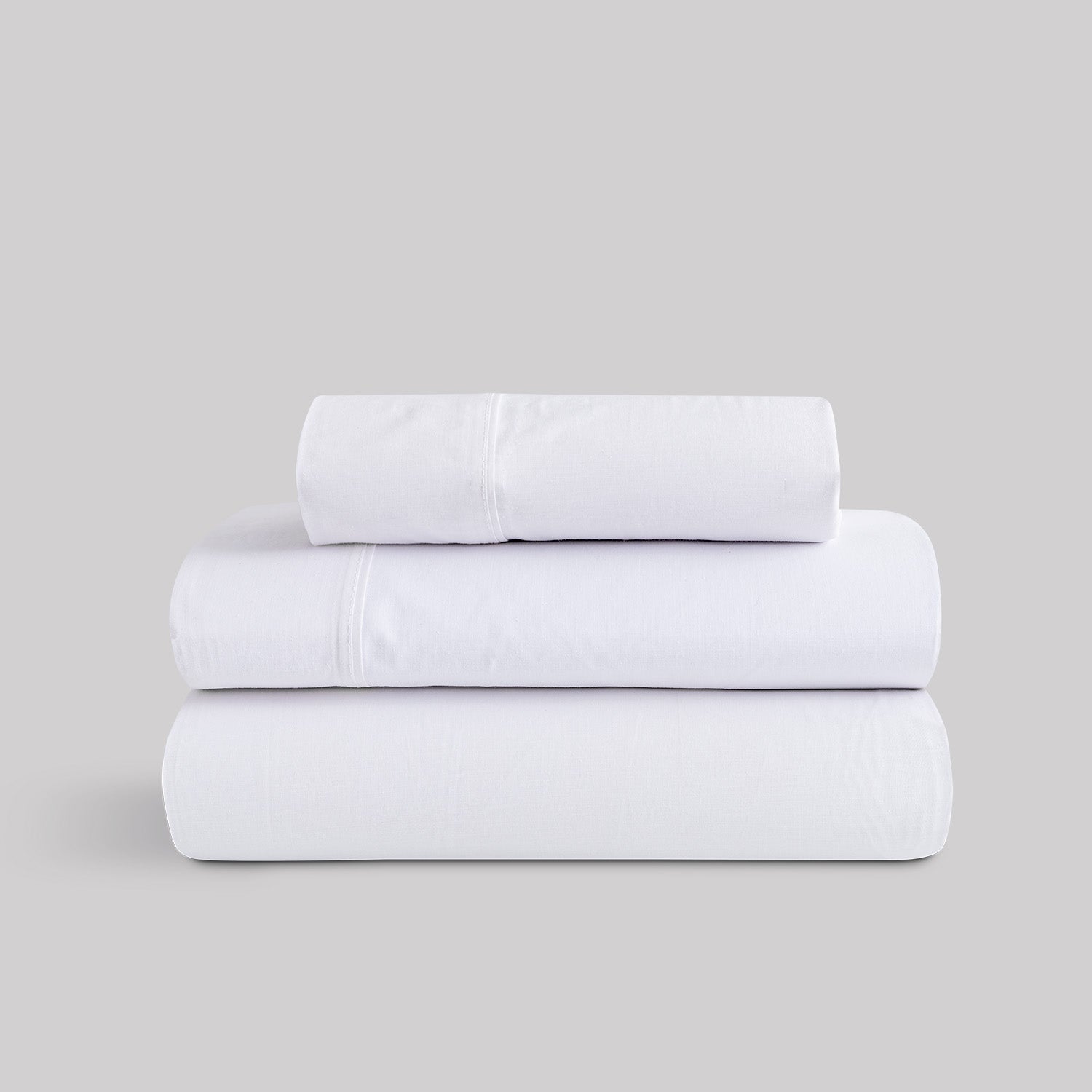 Juego de Sábanas Karamelo Liso Blanco