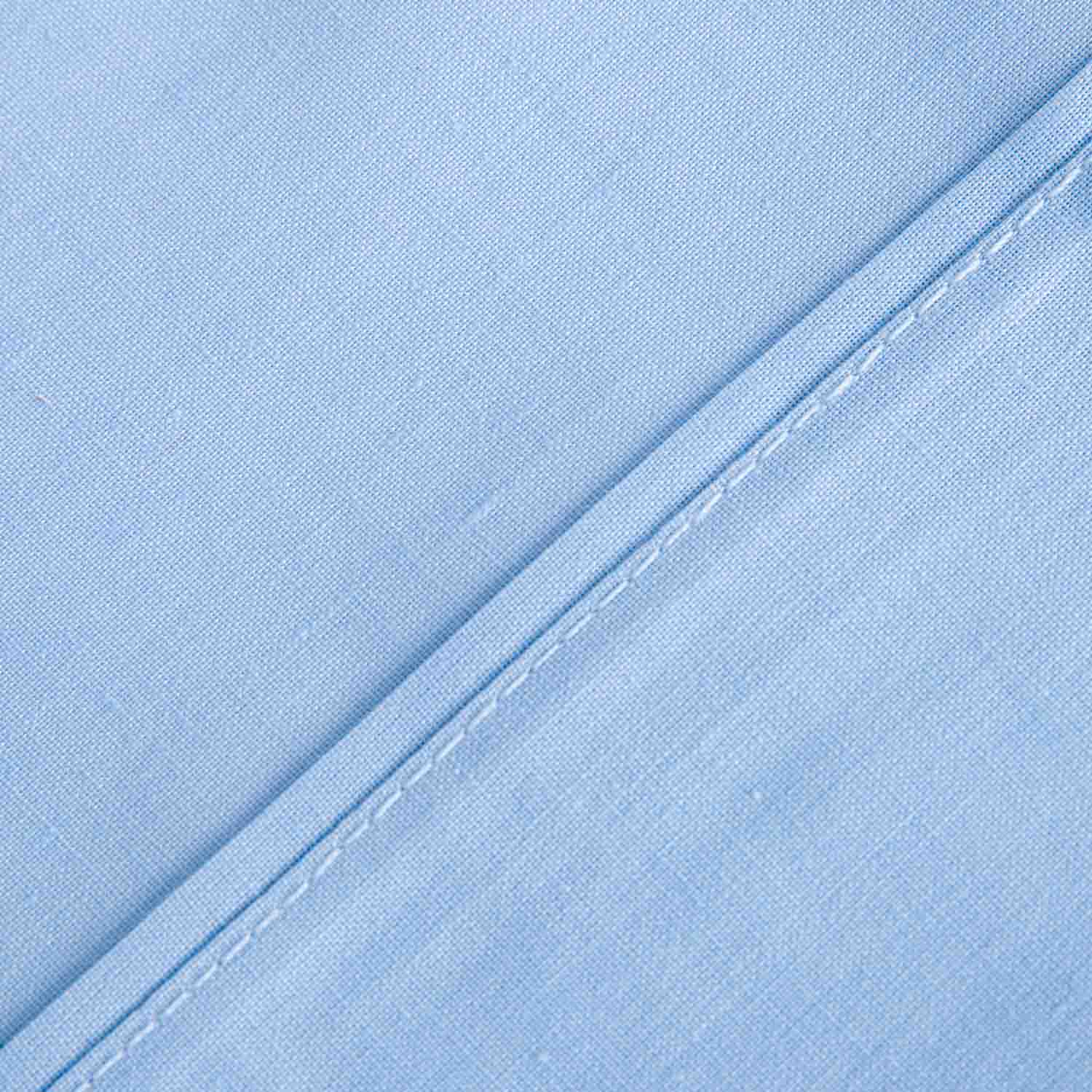 Juego de Sábanas Karamelo Liso Celeste