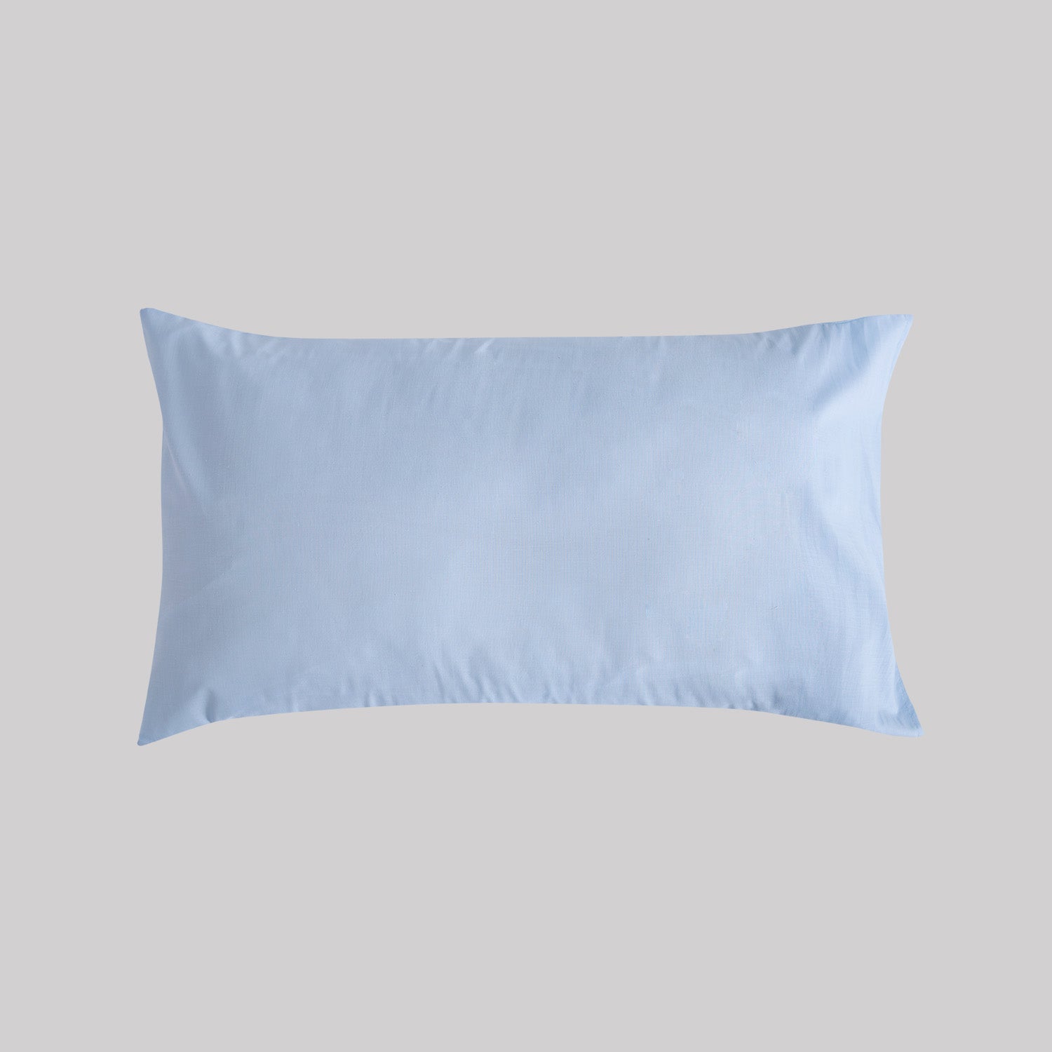 Funda de Almohada Karamelo Liso Celeste