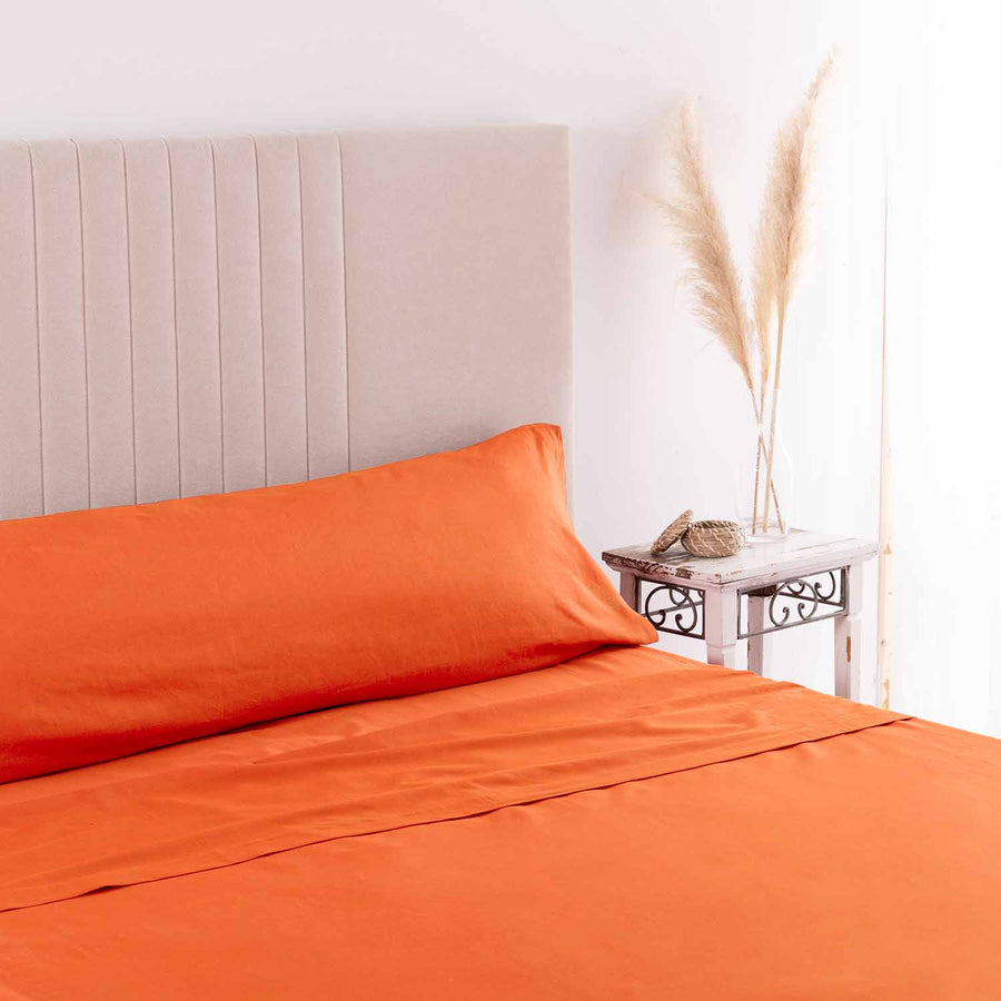 Funda De Almohada Classic Naranja