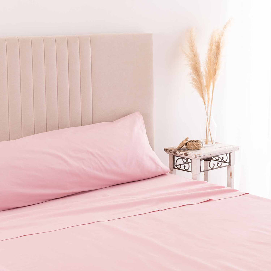 Funda De Almohada Classic Rosa Palo