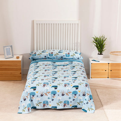 Juego de Sábanas Microfibra Pirates